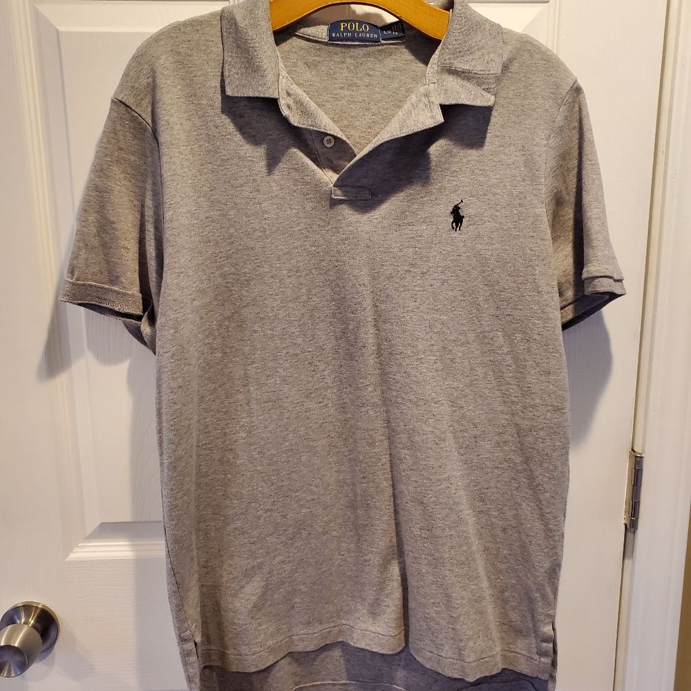 Mens POLO Gray Ralph Lauren Size Large